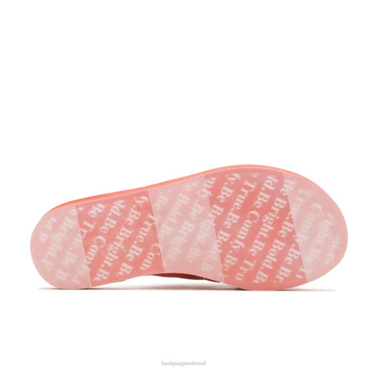 laranja tigre sandália de deslizamento de sol mulheres Hush Puppies sandália ZZ6R26