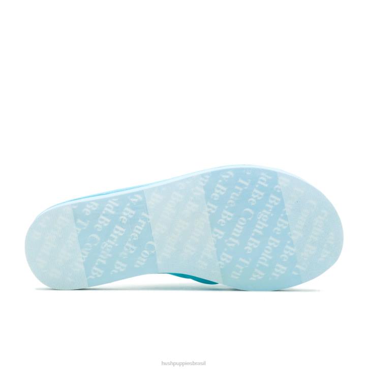 maui azul sandália de deslizamento de sol mulheres Hush Puppies sandália ZZ6R27