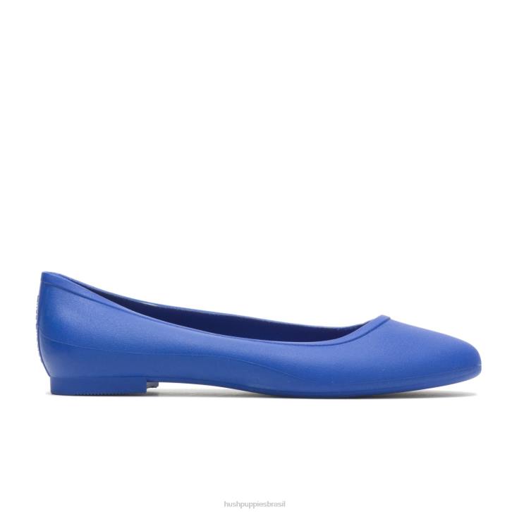 azul violeta brite pops flat mulheres Hush Puppies sapatos rasos ZZ6R89