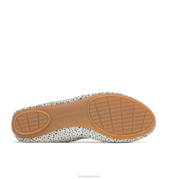 camurça leopardo da neve balé casto plano 2 mulheres Hush Puppies balé plano ZZ6R82