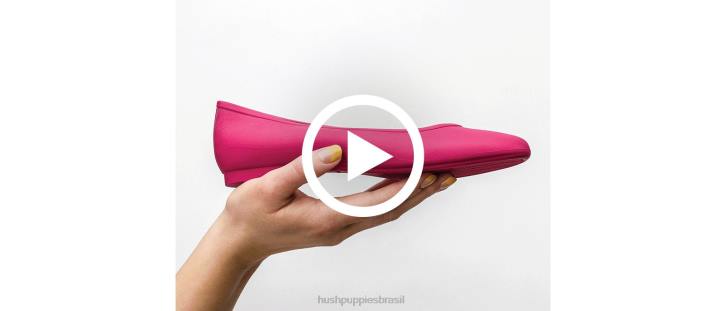 preto brite pops flat mulheres Hush Puppies sapatos rasos ZZ6R86