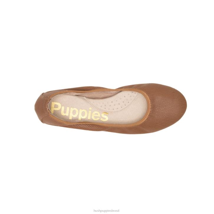réptil de ouro balé casto plano 2 mulheres Hush Puppies balé plano ZZ6R78