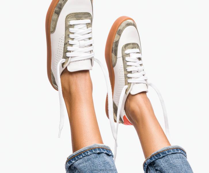 camuflagem multi camurça tênis Charlie Court mulheres Hush Puppies tênis ZZ6R113