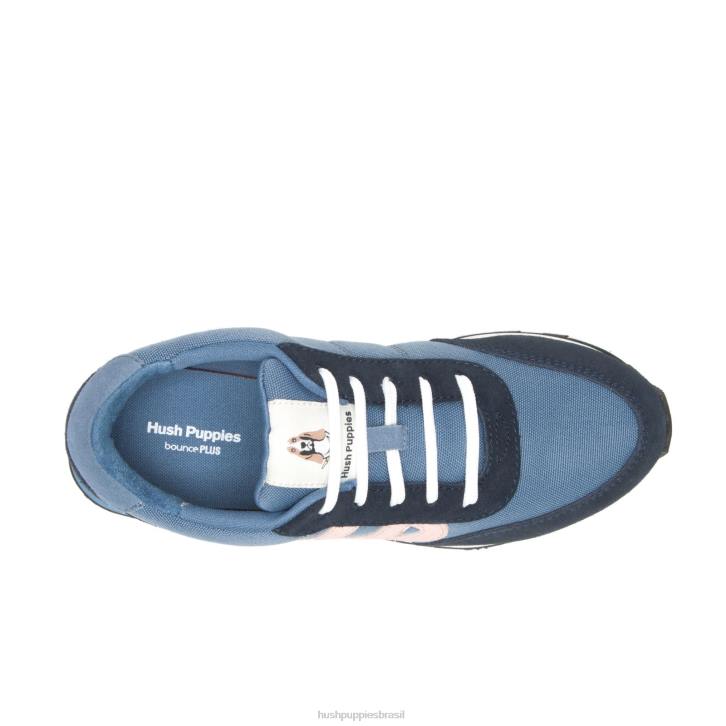 camurça azul legal tênis seventy8 mulheres Hush Puppies tênis ZZ6R120