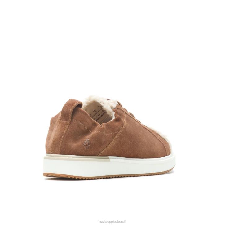 camurça bege tênis ryann mulheres Hush Puppies tênis ZZ6R139