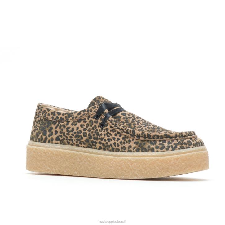 camurça leopardo ponte mulheres Hush Puppies tênis ZZ6R136