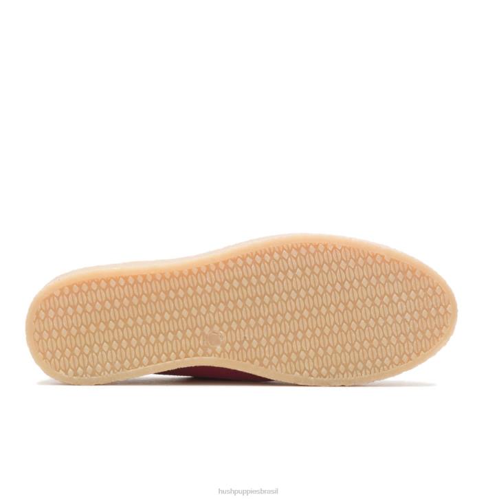 camurça limonada rosa ponte mulheres Hush Puppies tênis ZZ6R137