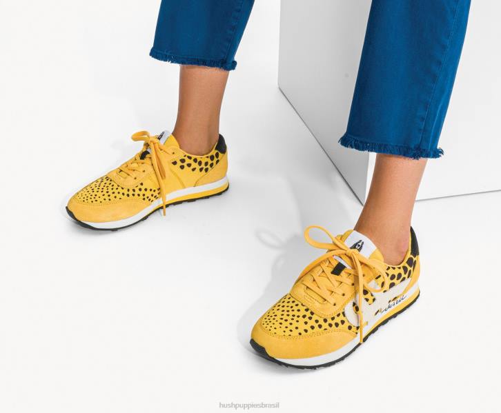 camurça multi amarela tênis seventy8 mulheres Hush Puppies tênis ZZ6R119