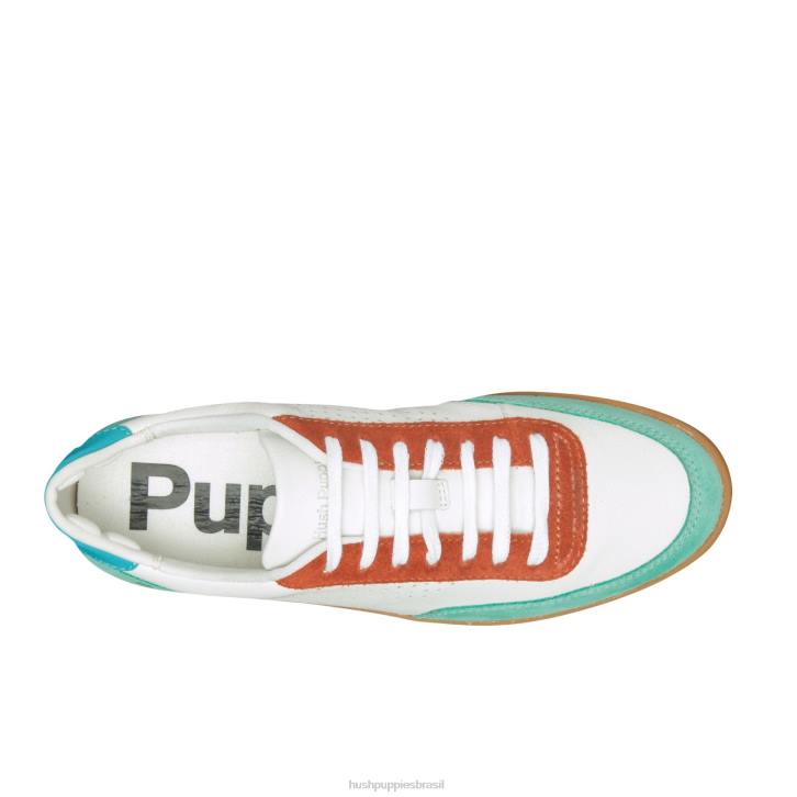 camurça multi retrô tênis Charlie Court mulheres Hush Puppies tênis ZZ6R114
