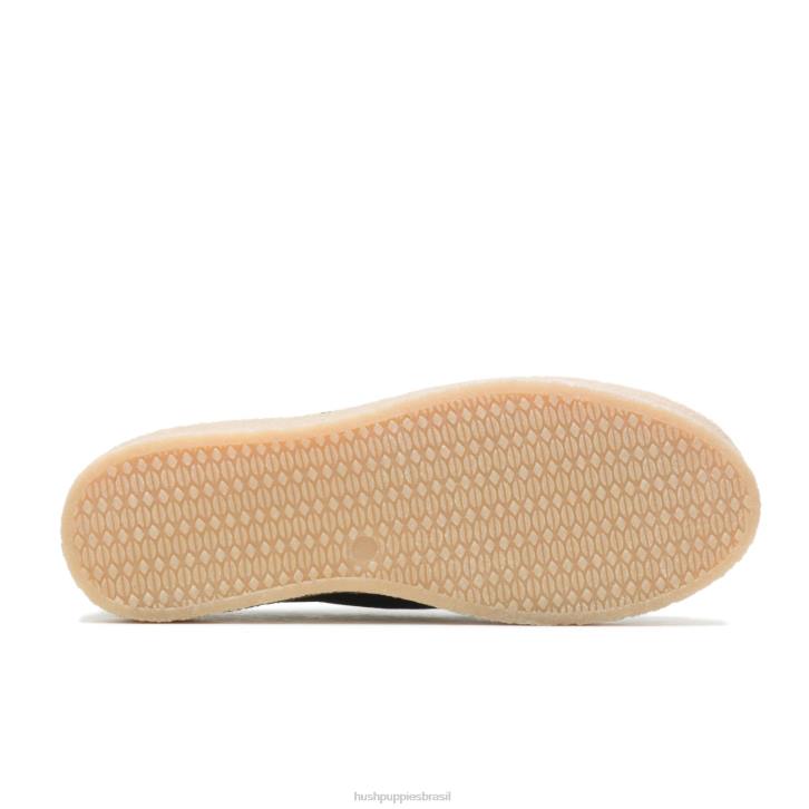 camurça preta ousada ponte mulheres Hush Puppies tênis ZZ6R132