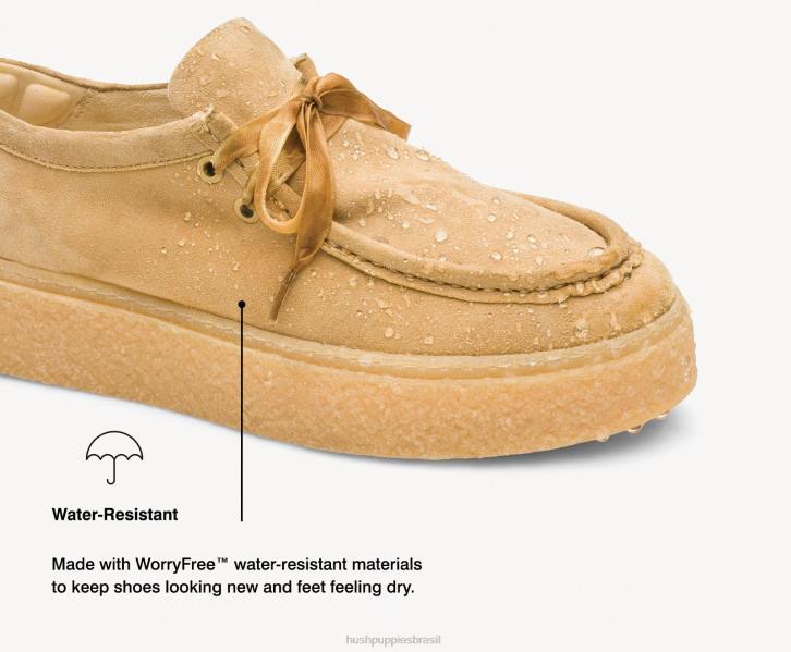 camurça preta ousada ponte mulheres Hush Puppies tênis ZZ6R132