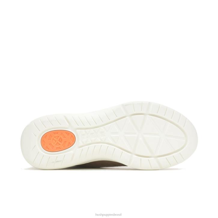 creme de baunilha nobuck elevar chukka mulheres Hush Puppies tênis ZZ6R127