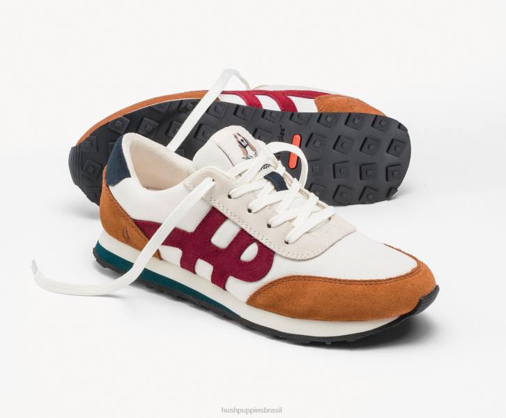 multi camurça branca tênis seventy8 mulheres Hush Puppies tênis ZZ6R124