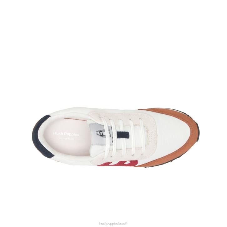 multi camurça branca tênis seventy8 mulheres Hush Puppies tênis ZZ6R124