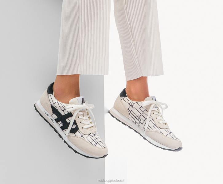 multi camurça cinza tênis seventy8 mulheres Hush Puppies tênis ZZ6R123