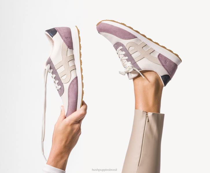 multi camurça roxa tênis seventy8 mulheres Hush Puppies tênis ZZ6R112