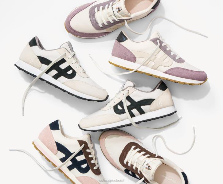multi camurça roxa tênis seventy8 mulheres Hush Puppies tênis ZZ6R112