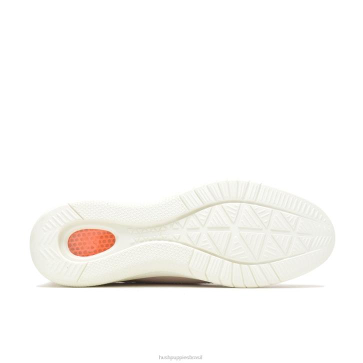 rosa empoeirado sapatilha com cadarço em tricô avançado mulheres Hush Puppies tênis ZZ6R109