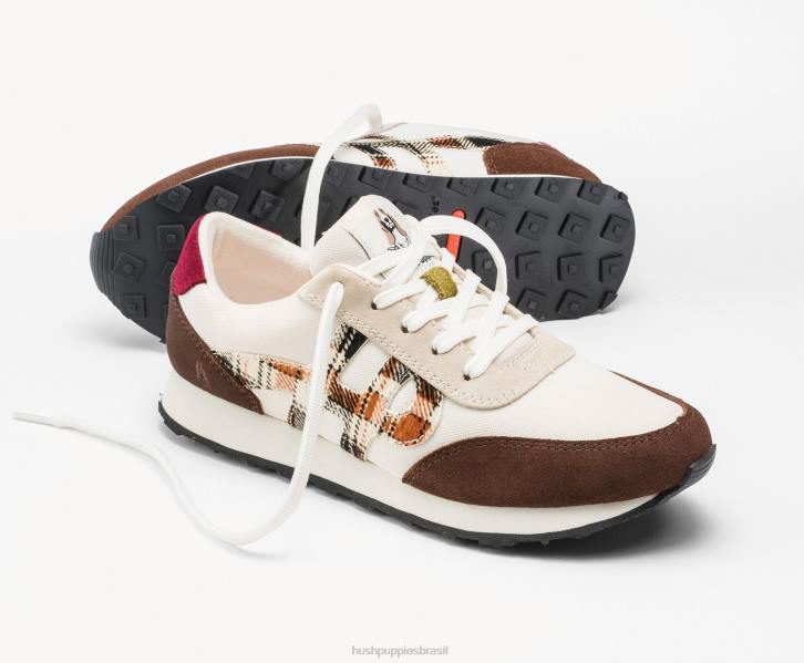 xadrez retrô tênis seventy8 mulheres Hush Puppies tênis ZZ6R122